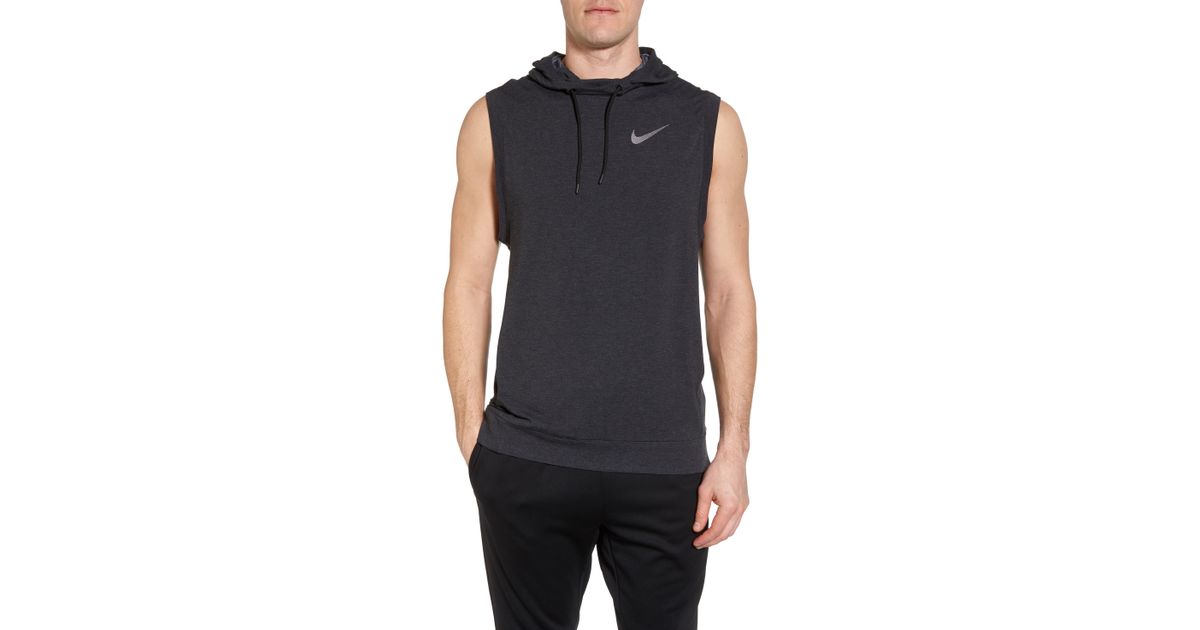 dry training day sleeveless hoodie
