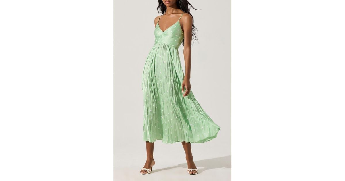 knee length dresses for ladies Maeve Pleated Midi Dress main image 1