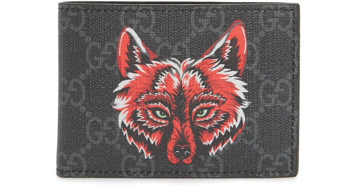 gucci fox wallet
