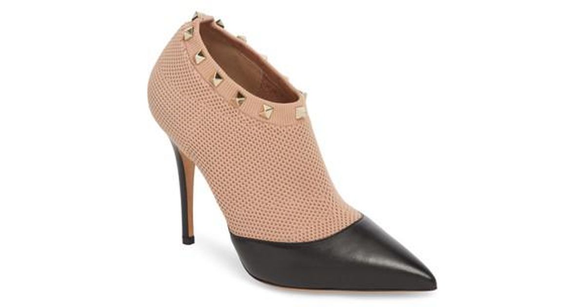 valentino rockstud sock booties