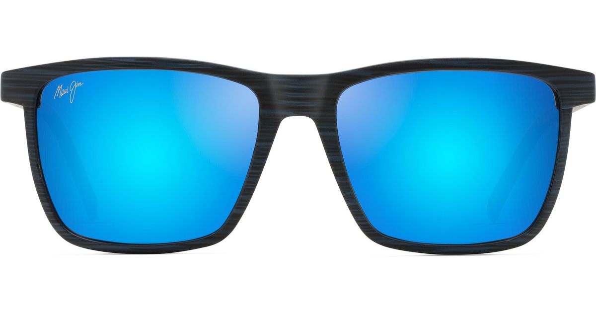 Maui Jim One Way 55mm Polarizedplus2® Rectangular Sunglasses in Blue Lyst
