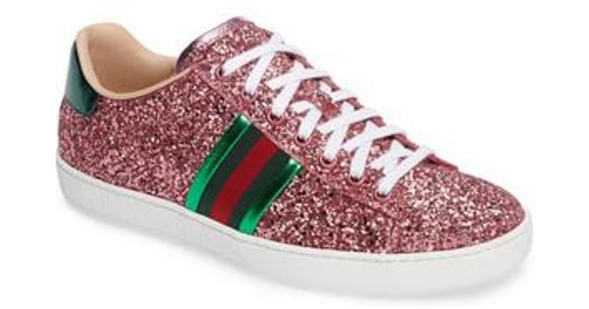 gucci glitter shoes pink