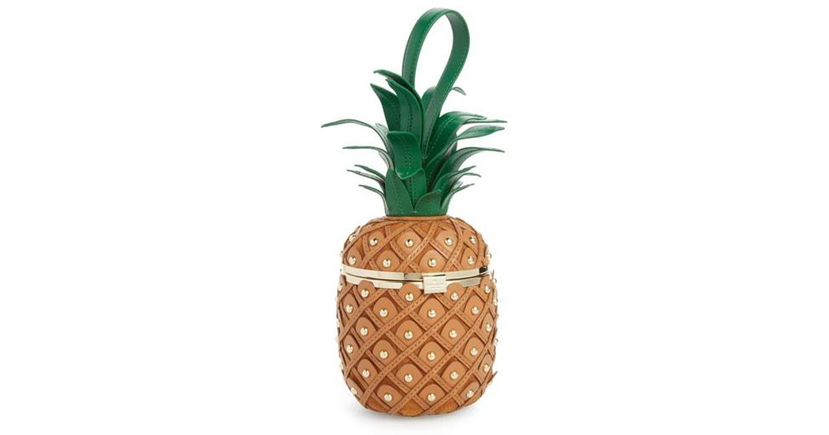kate spade pineapple clutch