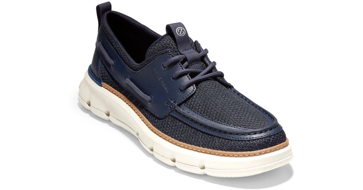 Cole Haan 4.zerogrand Regatta Boat Shoe in Blue for Men Lyst