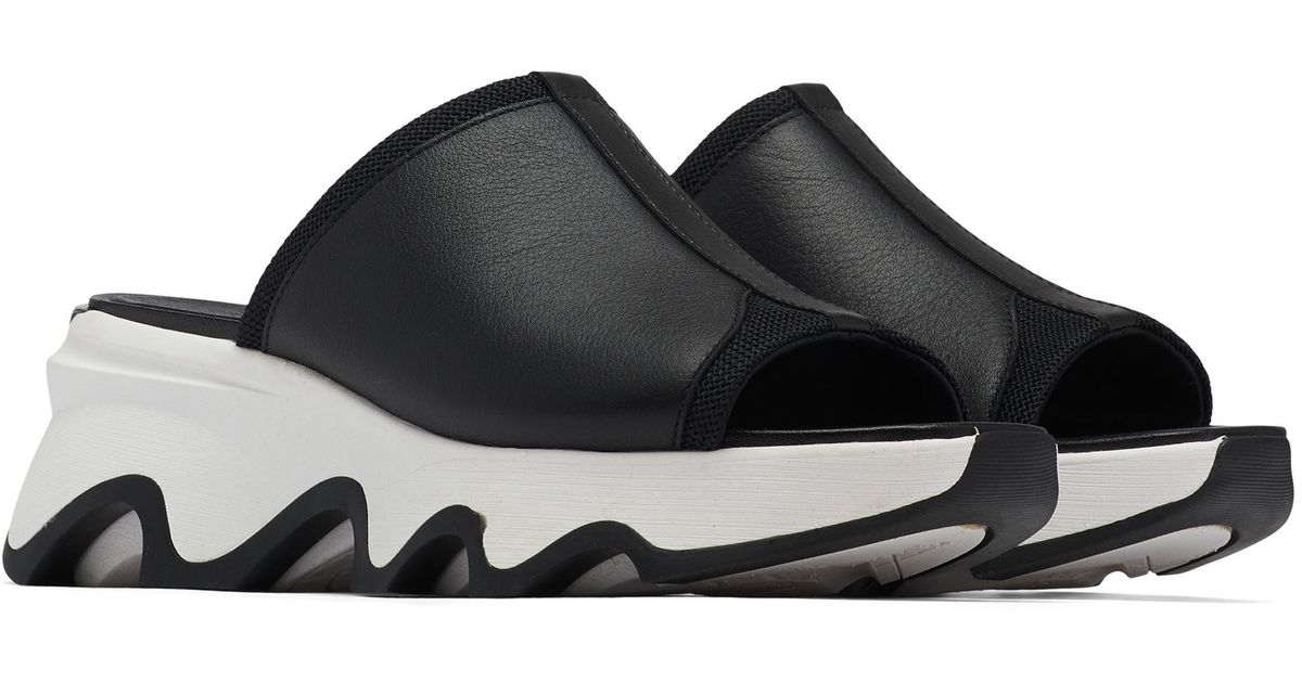 Sorel Impact Slide Sandal in Black Lyst