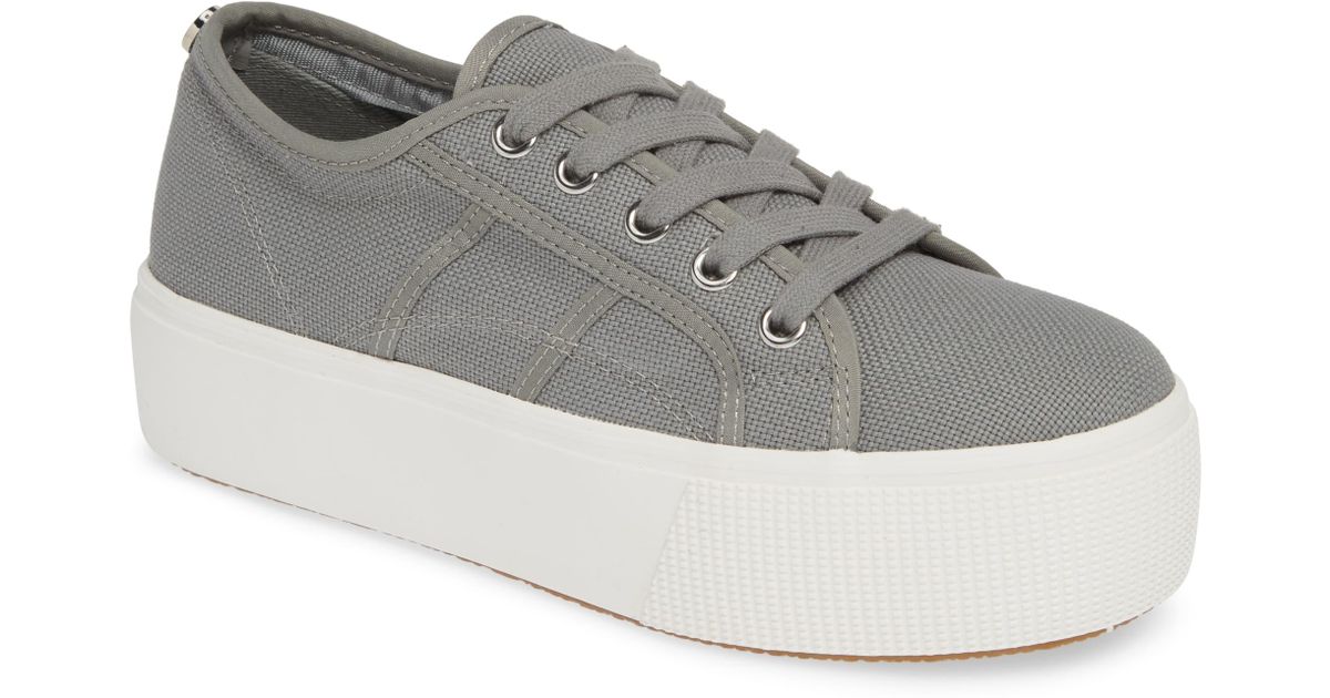 steve madden grey platform sneakers