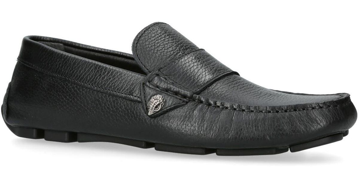 Kurt Geiger Stirling Moc Toe Driving Shoe in Black for Men Lyst