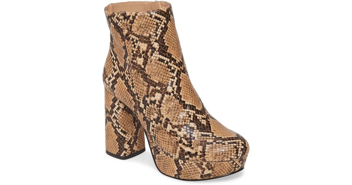steve madden platform booties