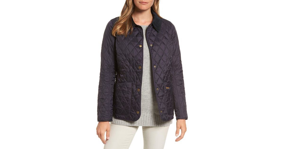 Barbour Annandale Quilted Jacket in Black Lyst