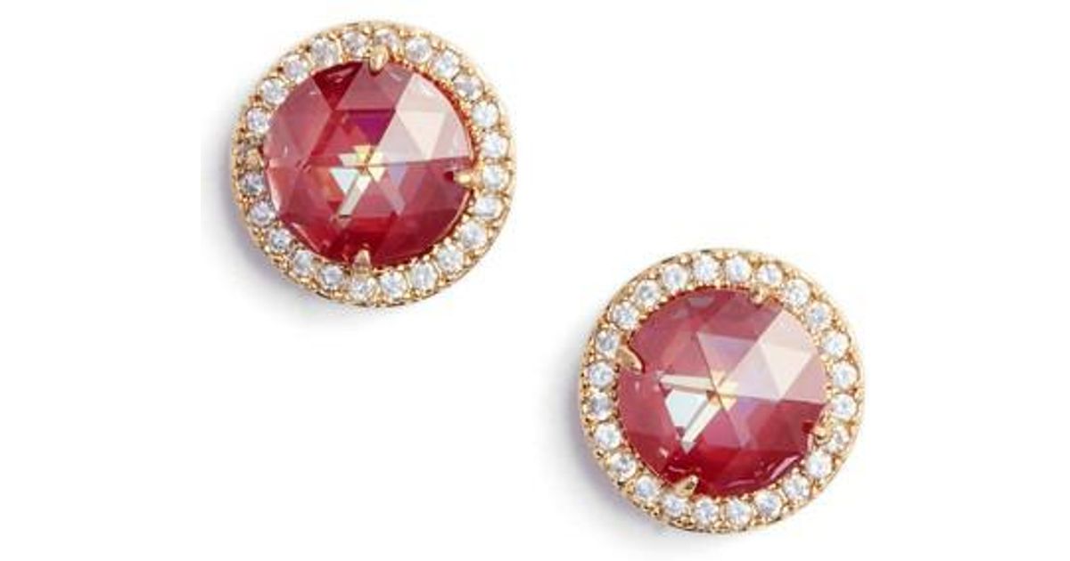 kate spade bright ideas pave halo studs