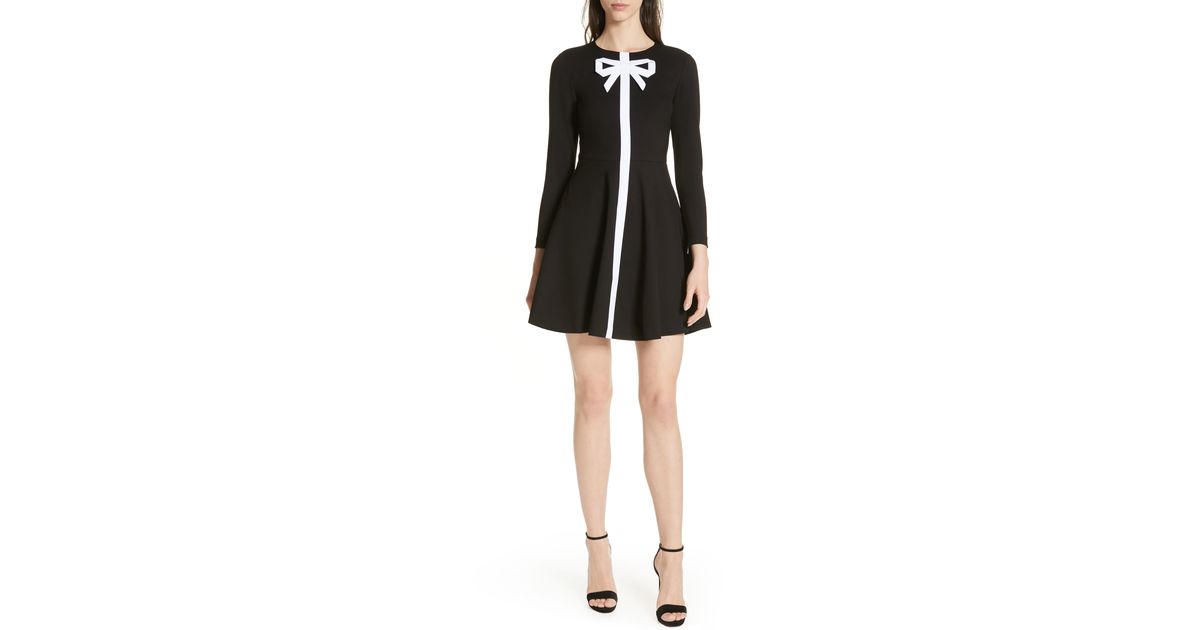 gilleen bow skater dress