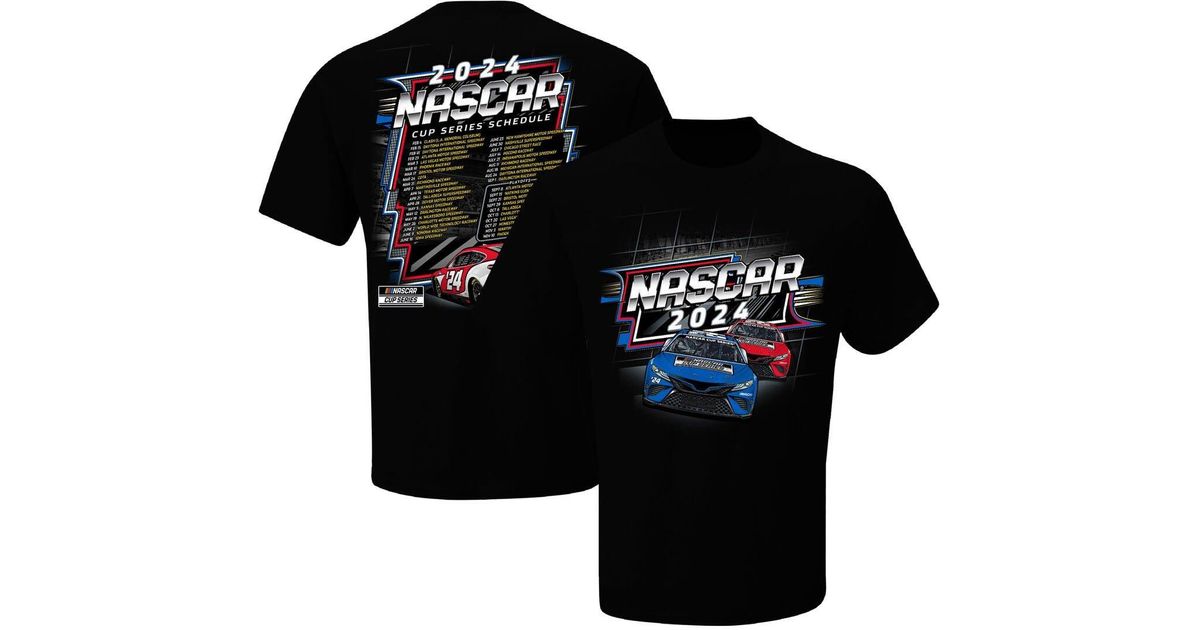 CHECKERED FLAG Sports Nascar 2024 Schedule Tshirt At Nordstrom in