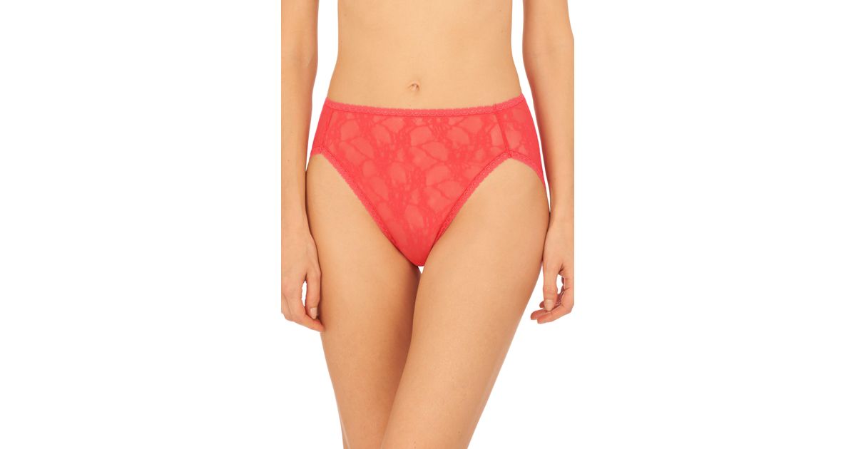 Natori Bliss Allure Lace French Cut Panties in Pink Lyst