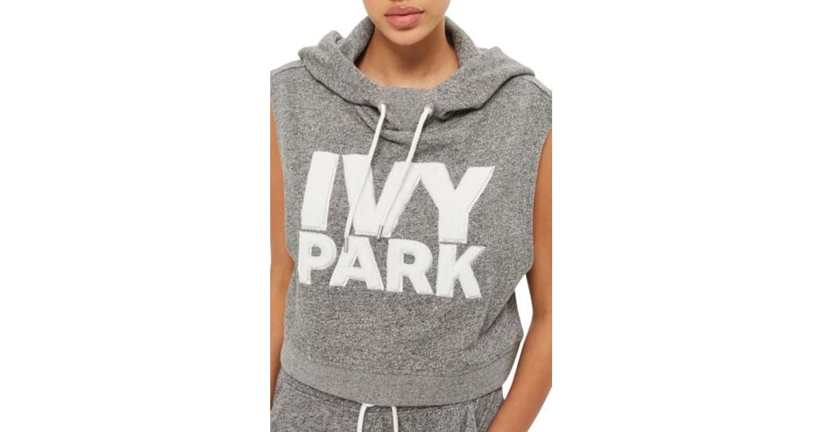 ivy park sleeveless hoodie