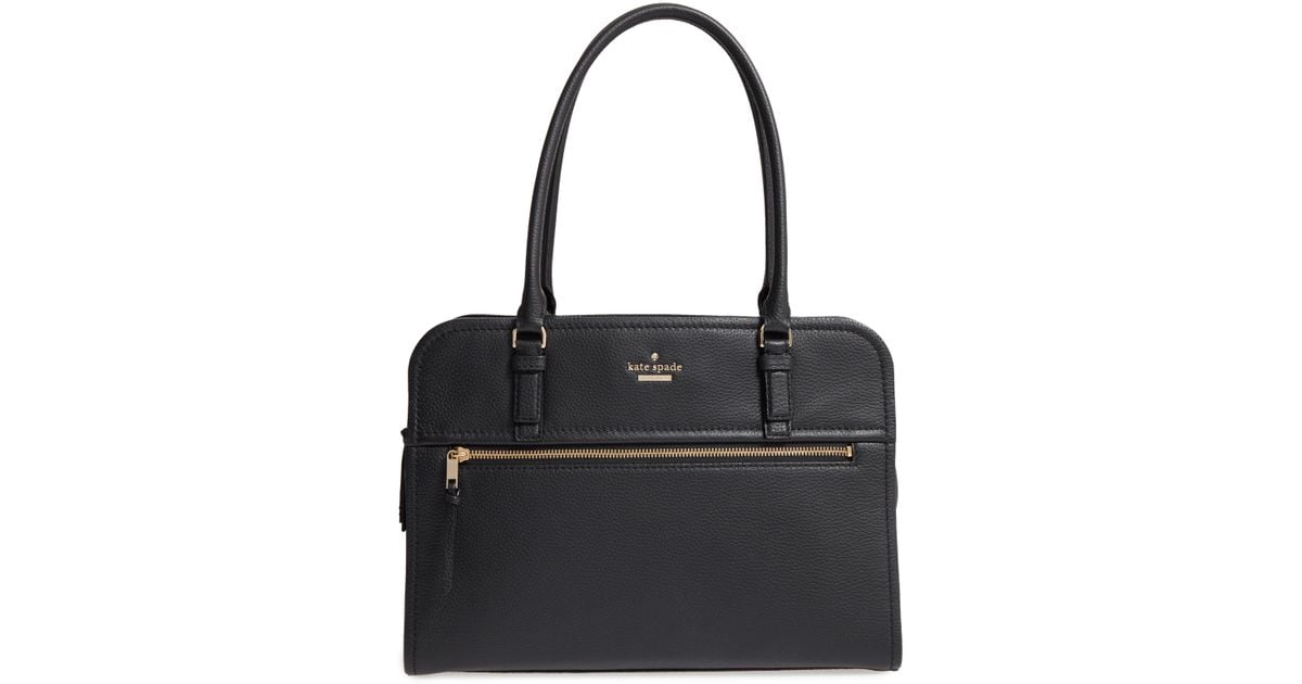 kate spade jackson street kiernan leather laptop tote