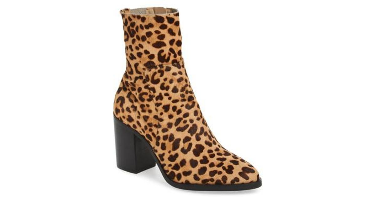 steve madden calf hair bootie
