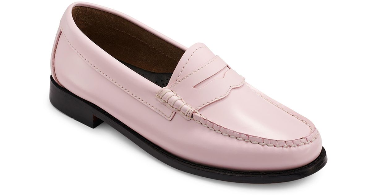 G.H. Bass & Co. Whitney Weejun Penny Loafer in Pink Lyst