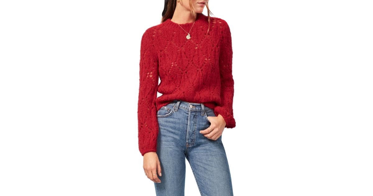 reformation jessie sweater