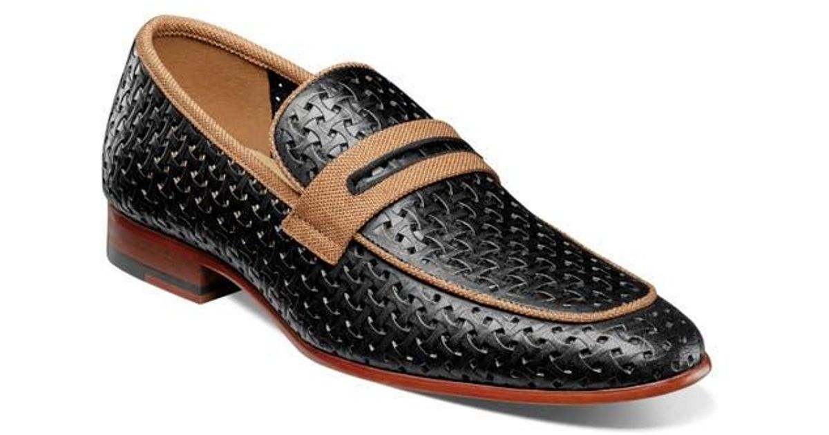 Black Stacy Adams Loafers Moc Toe Dress Shoes Black Stacy Adams Shoes For  Men Stacy Adams