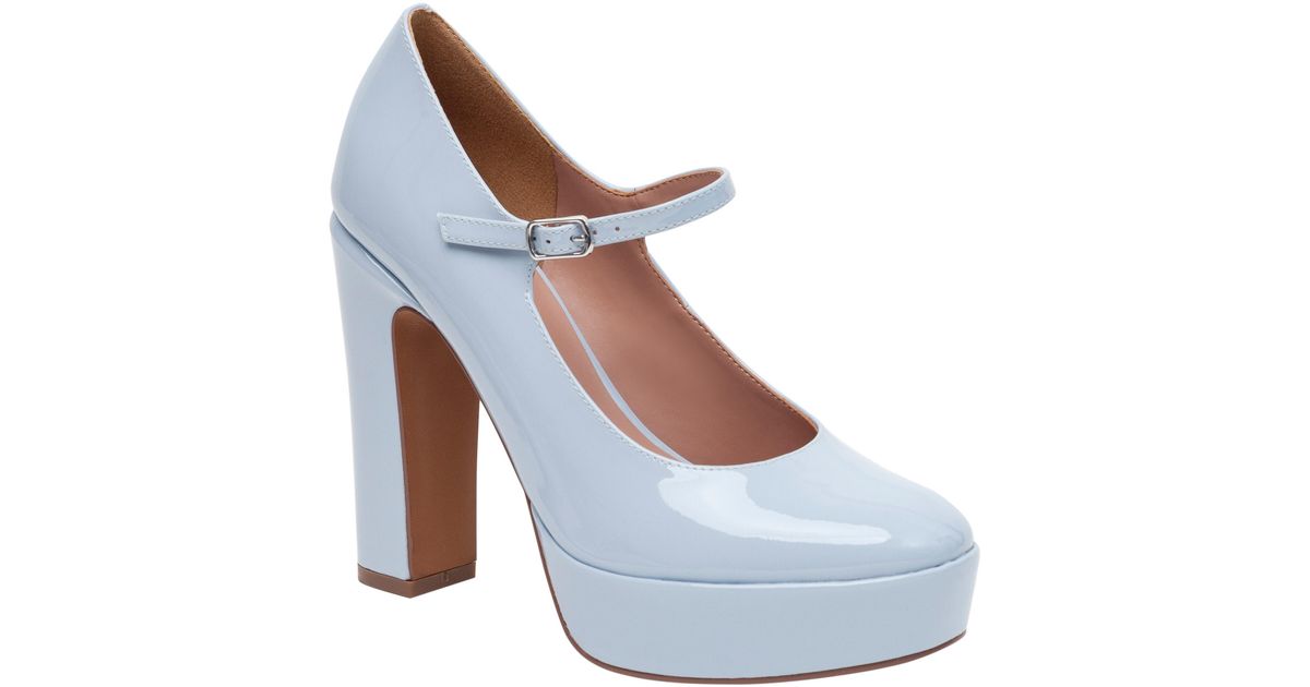 Linea Paolo Isadora Mary Jane Platform Pump in White | Lyst