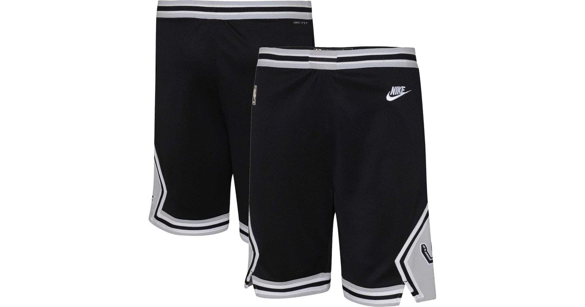 Nike Youth San Antonio Spurs Hardwood Classics Swingman Shorts At