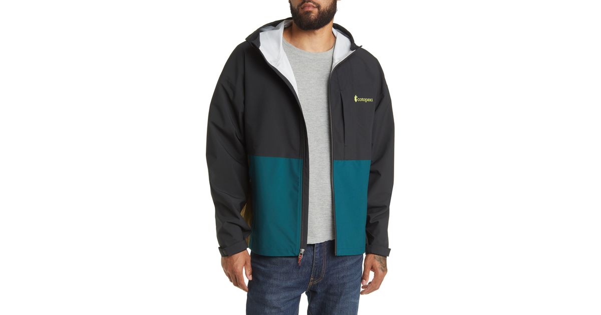 COTOPAXI Cielo Water Resistant Hooded Rain Jacket in Black for Men Lyst