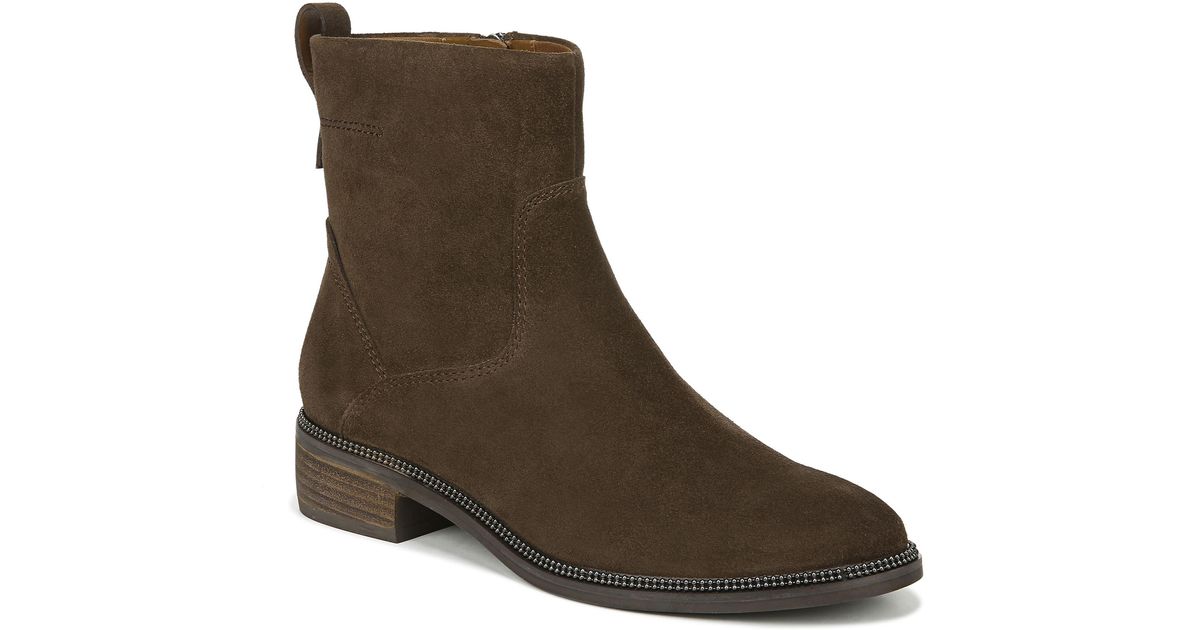 franco sarto brindle leather booties