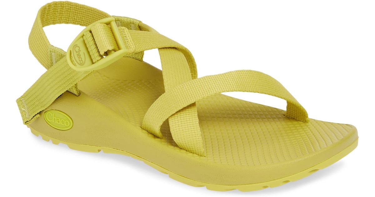 yellow chaco sandals