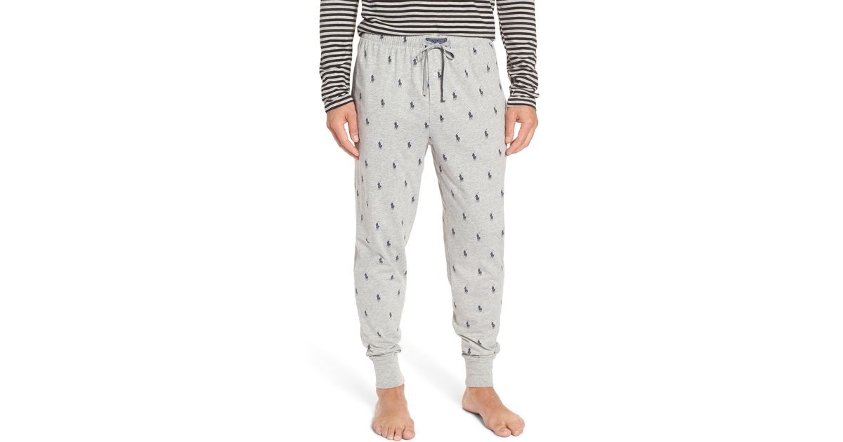 polo ralph lauren pony print pajama pants