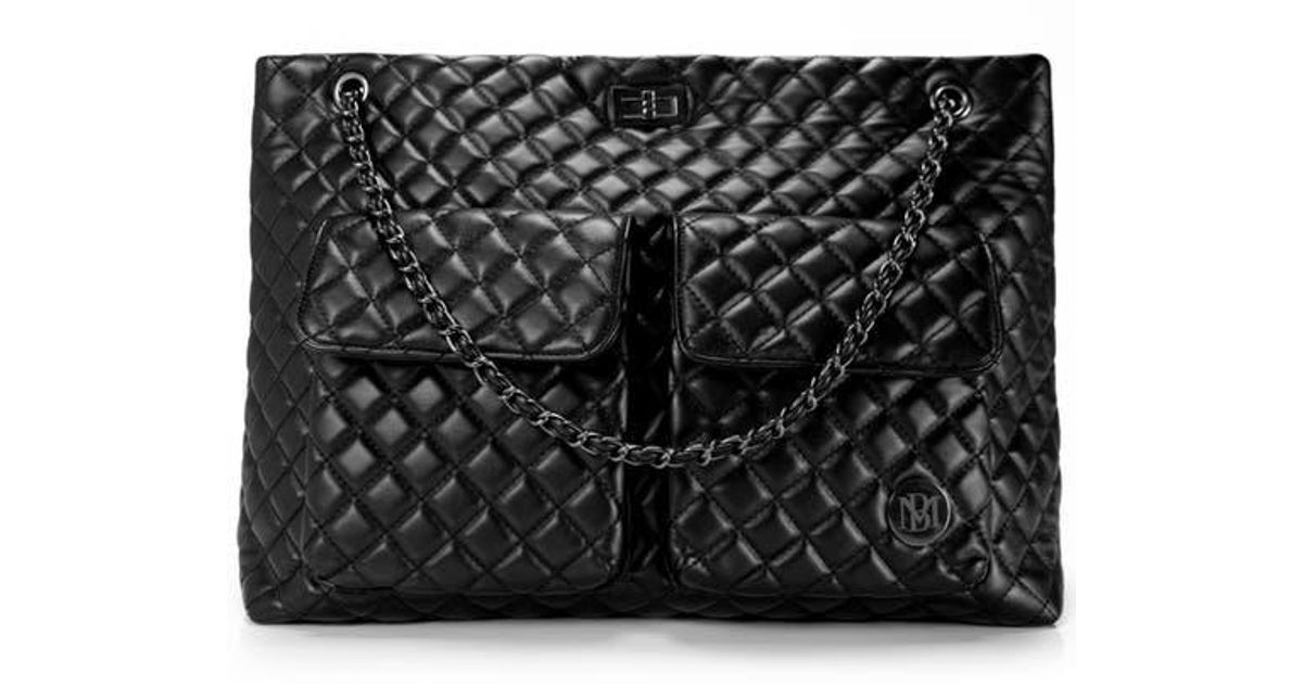 diana faux leather tote weekender travel bag Badgley Mischka Vegan Duffel Mark Badgley and James Mischka have been hailed by Vogue as one of the Top 10 American Designers and as the darlings of the Hollywood set Diana Vegan Leather Tote Weekender