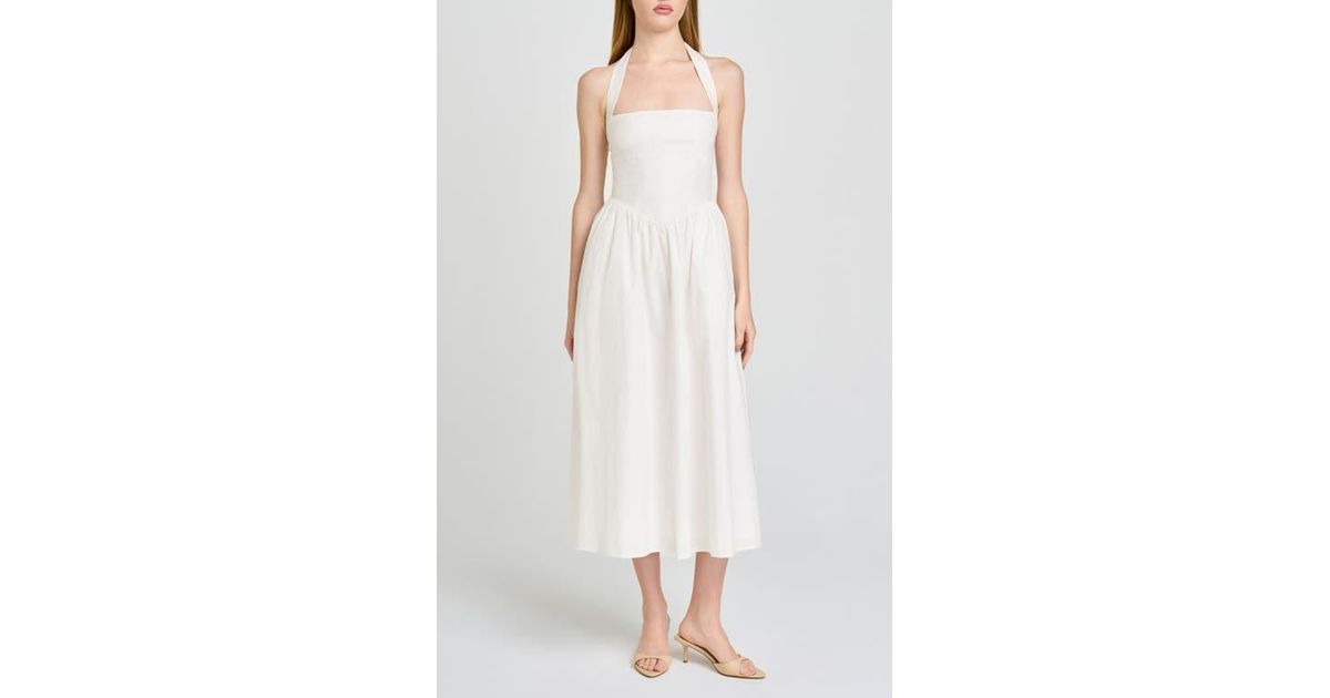 wayf white midi dress Somerset Midi Dress