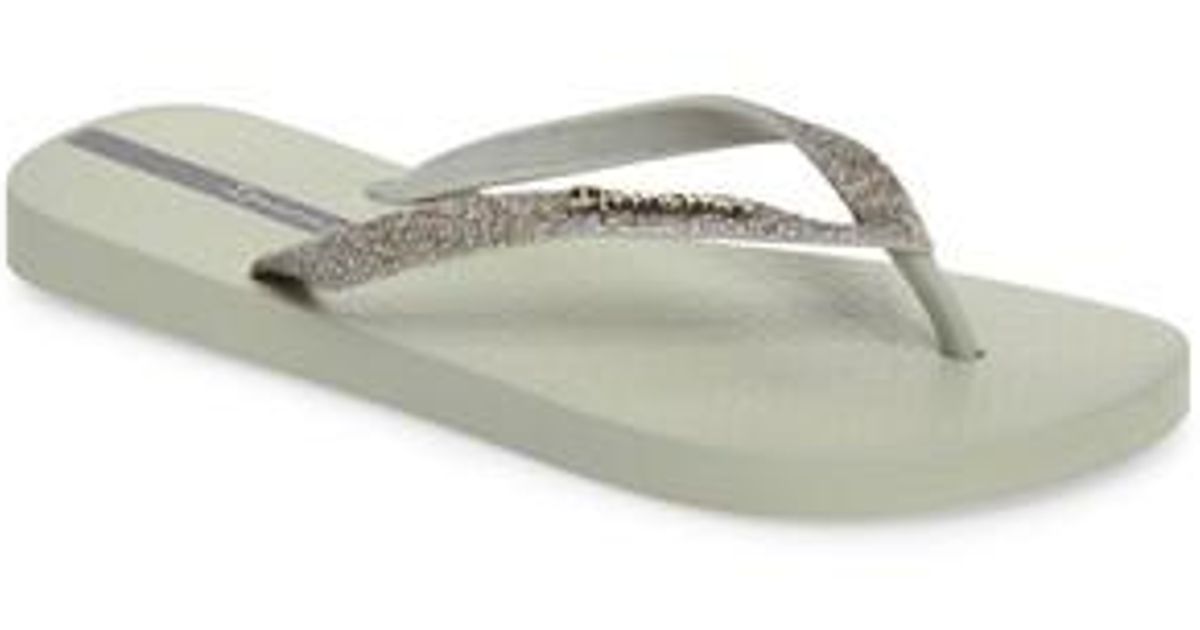 ipanema sparkle flip flops