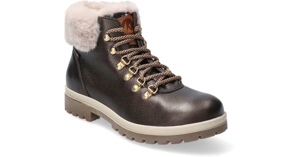 Mephisto Zelda Water Resistant Bootie in Brown Lyst