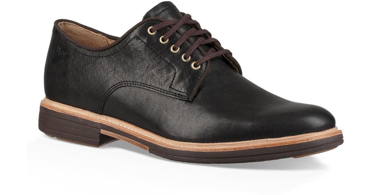 UGG Suede Ugg Jovin Buck Shoe in Black for Men Lyst UGG Suede Ugg Jovin Buck Shoe in Black for Men Lyst