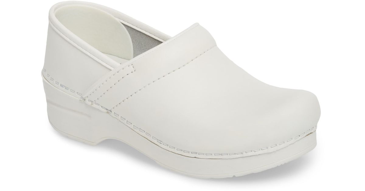 dansko white clogs