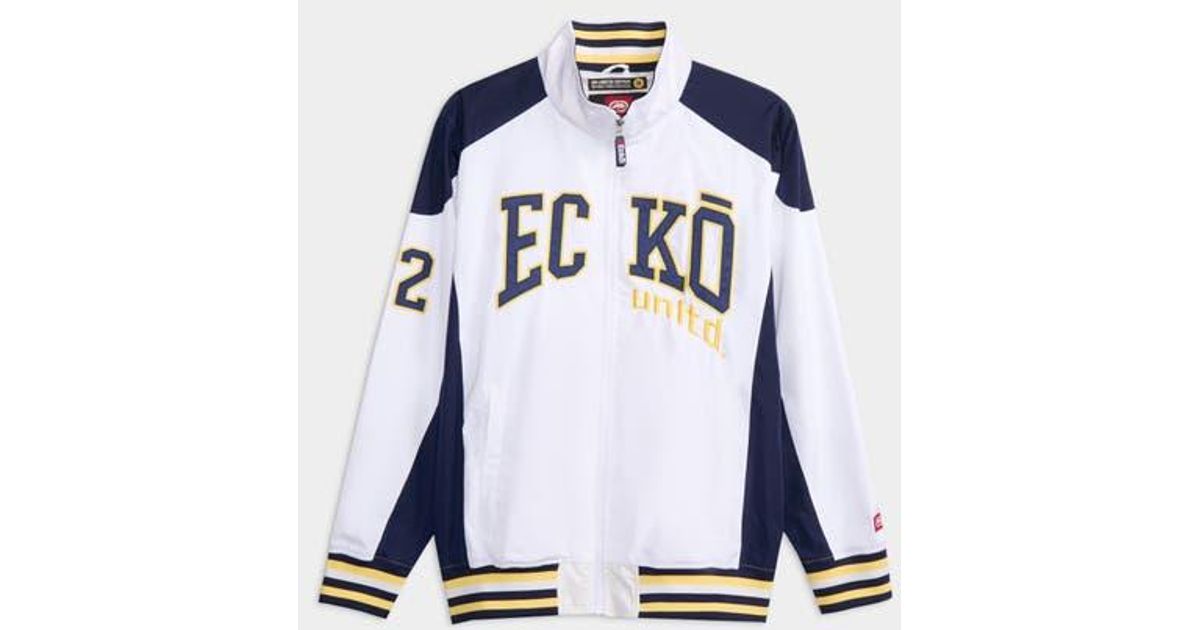 Ecko' Unltd Track Is Back Jacket in Blue for Men | Lyst