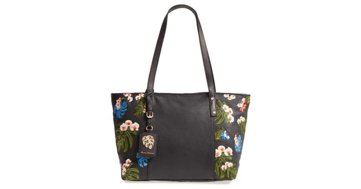 tommy bahama floral tote