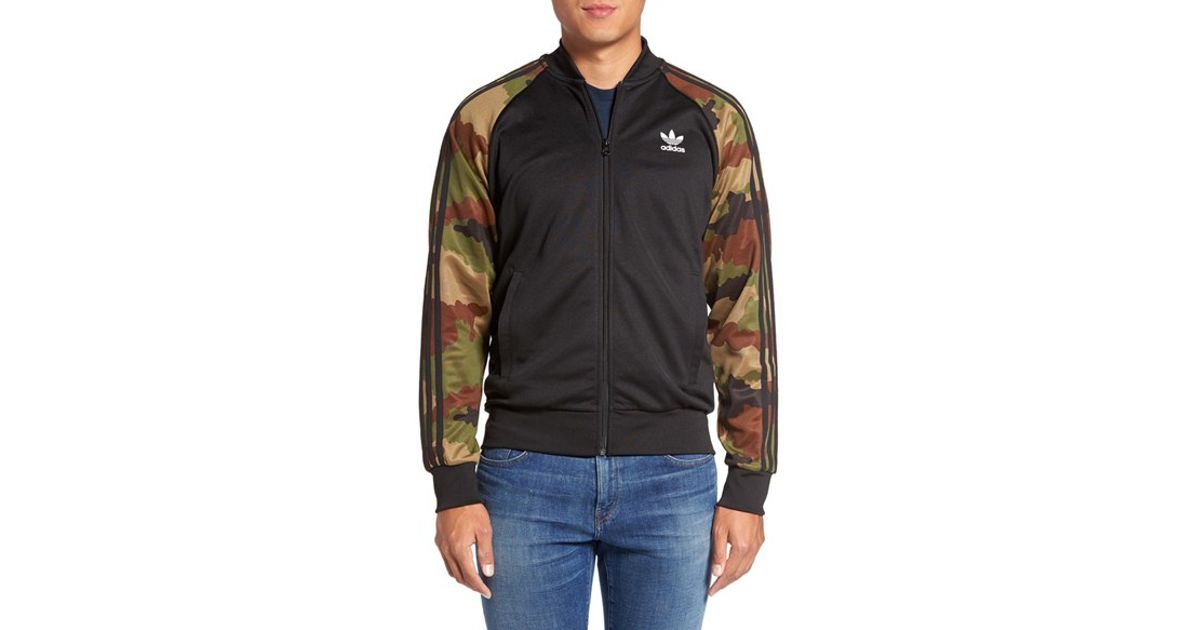 adidas camo sleeve jacket