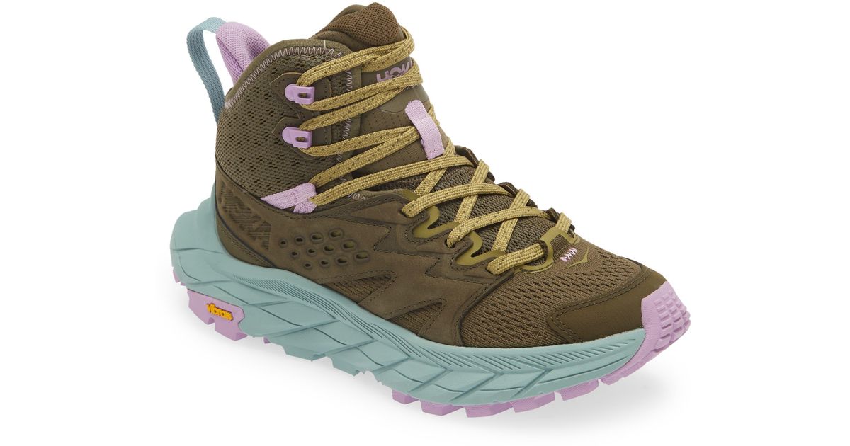 Hoka One One Anacapa Breeze Aero Mid Breathable Trail Running Shoe in