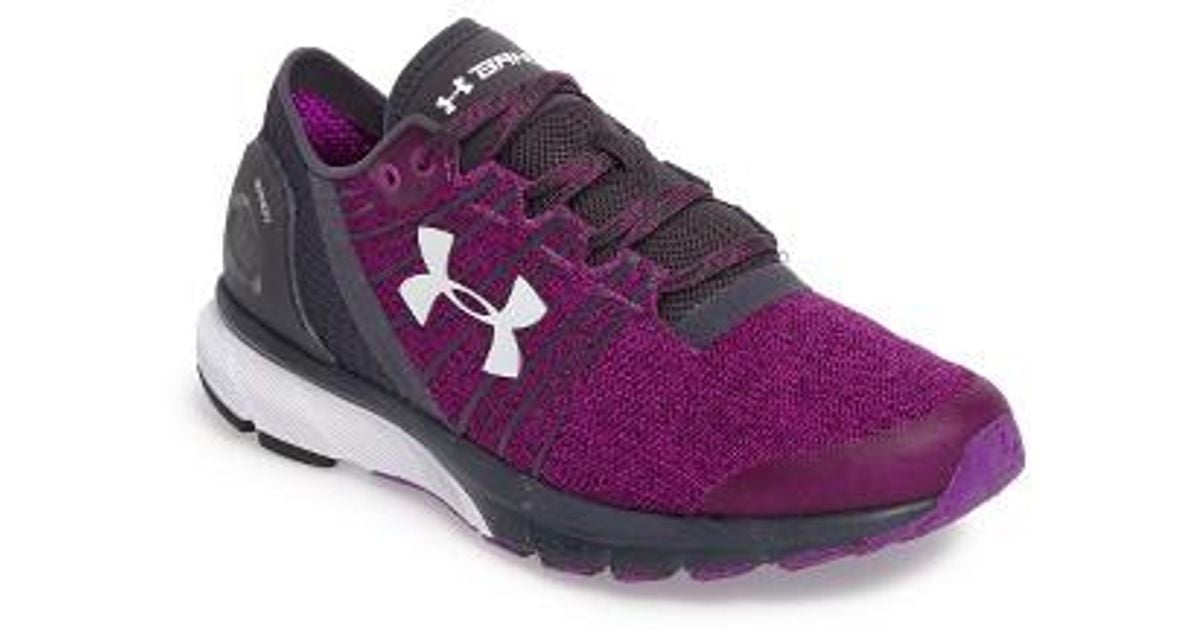 Under Armour 'charged Bandit 2' Running Shoe in Purple/ Gray/ Purple (Purple)  - Lyst