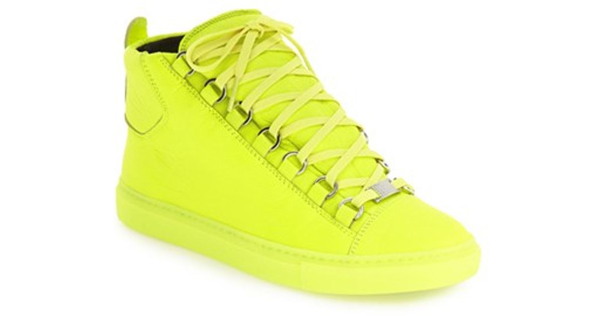 balenciaga arena yellow