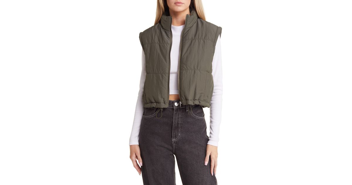 Thread & Supply Cropped Puffer Vest
