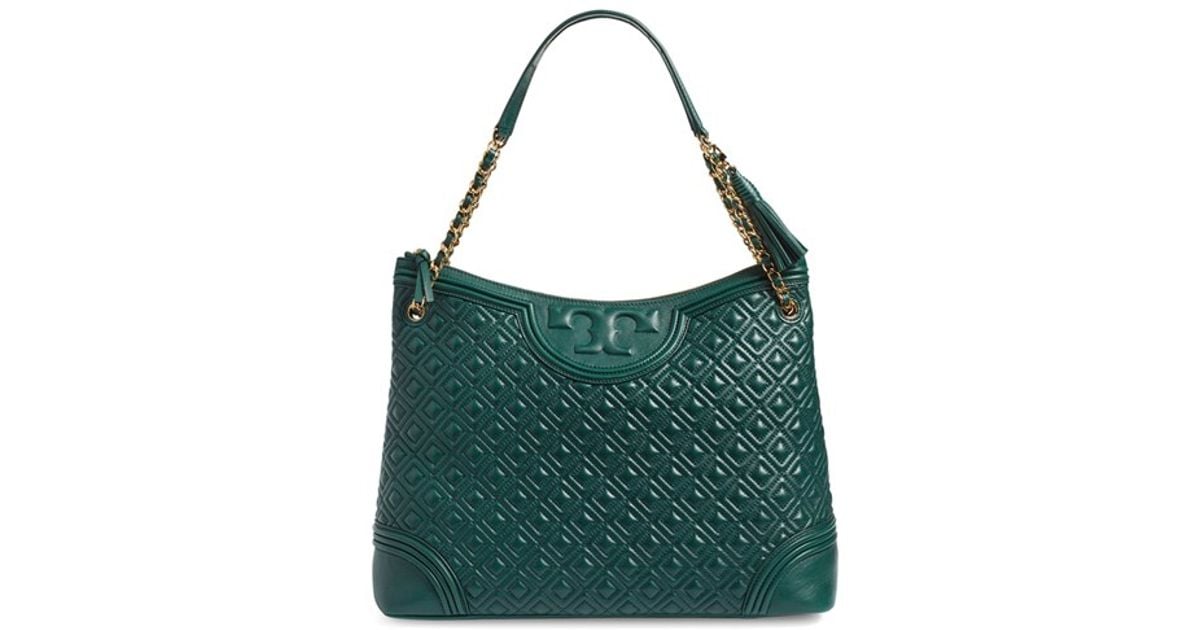tory burch green handbag