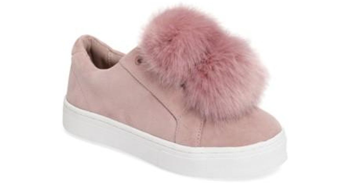 sam edelman sneakers with pom pom
