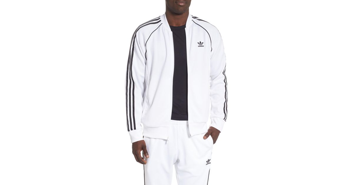adidas Originals Sst Track Jacket in White for Men - Lyst