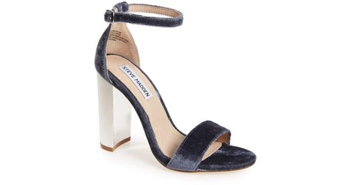 steve madden velvet sandals