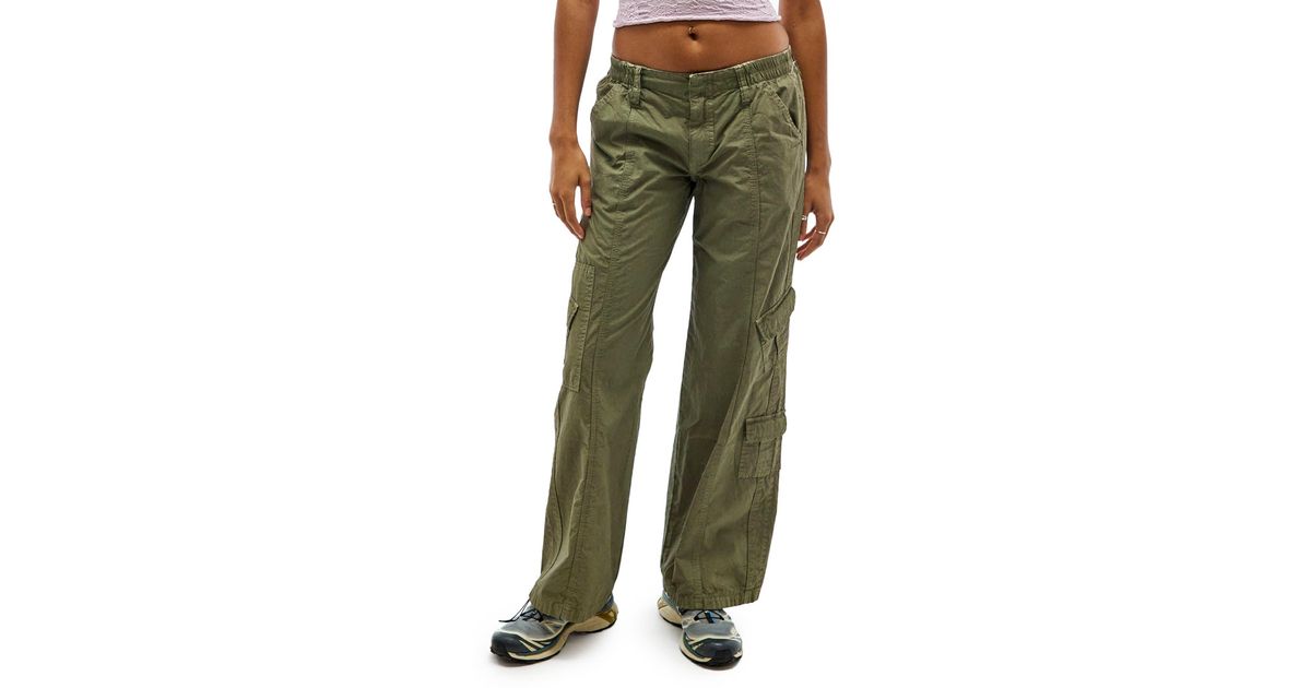 BDG Y2k Low Rise Cargo Pants in Green Lyst