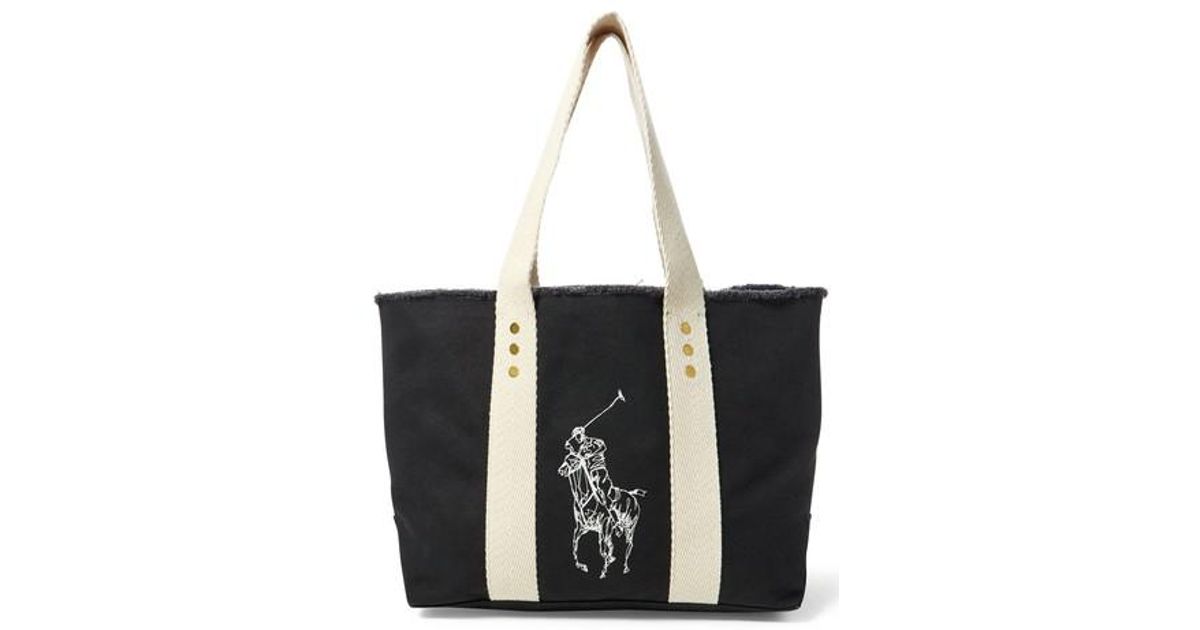 polo ralph lauren tote canvas