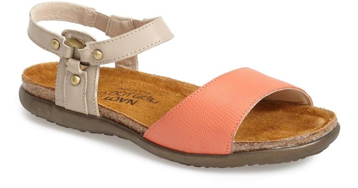 Naot 'sabrina' Sandal in Peach (Black) - Save 50% - Lyst