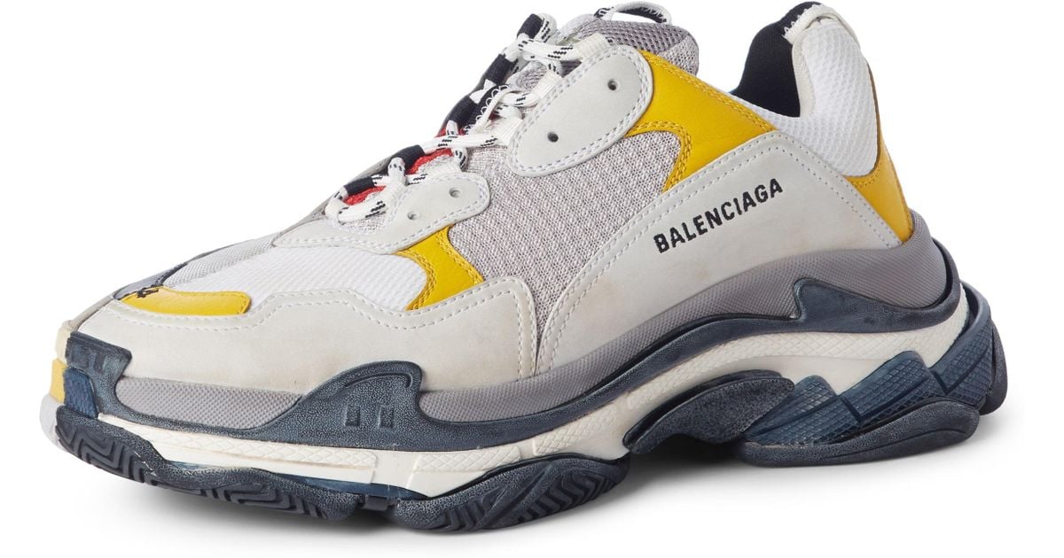 Balenciaga Triple S Trainer 'Blue Red' 2018 Goat